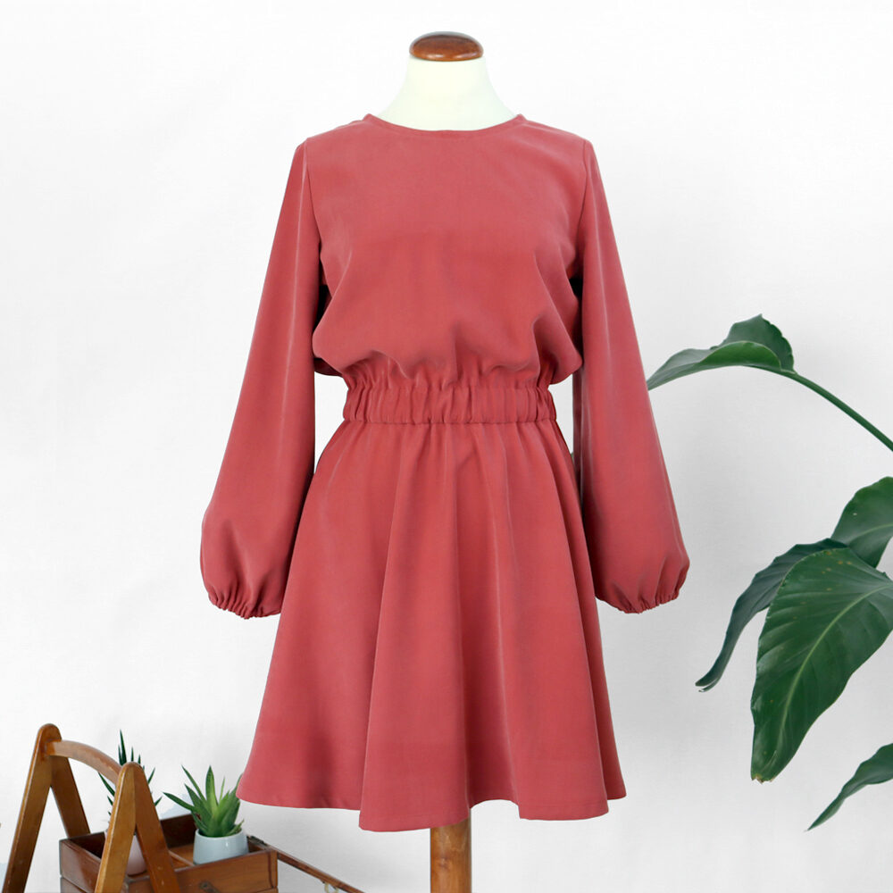 abito_tramamatta_ruota_gonna_Marghe_rosso